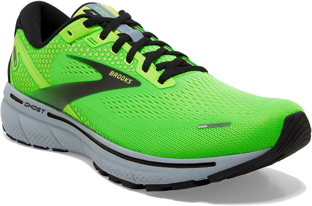 BROOKS Men's Ghost 14 (310 - Green Gecko/Blue/Black) 4 BROOKS Men's Ghost 14 (310 - Green Gecko/Blue/Black) - Image 4
