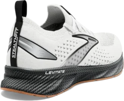 BROOKS Men's Levitate Stealthfit 6 (121 - White/Black) -BROOKS Shop 0430AB83 8722 4E17 960B 6D029C4DA03F