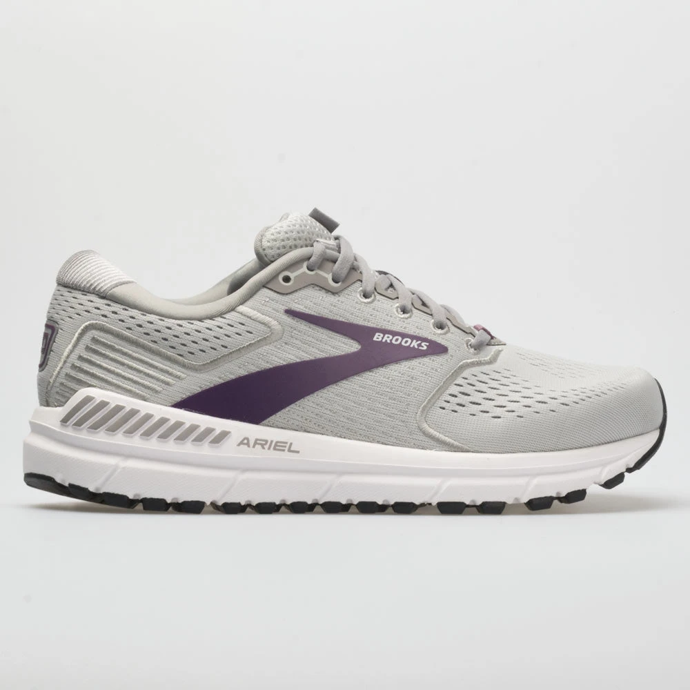 Brooks Ariel 2020 Women's Oyster/Alloy/Grape 1 Brooks Ariel 2020 Women's Oyster/Alloy/Grape