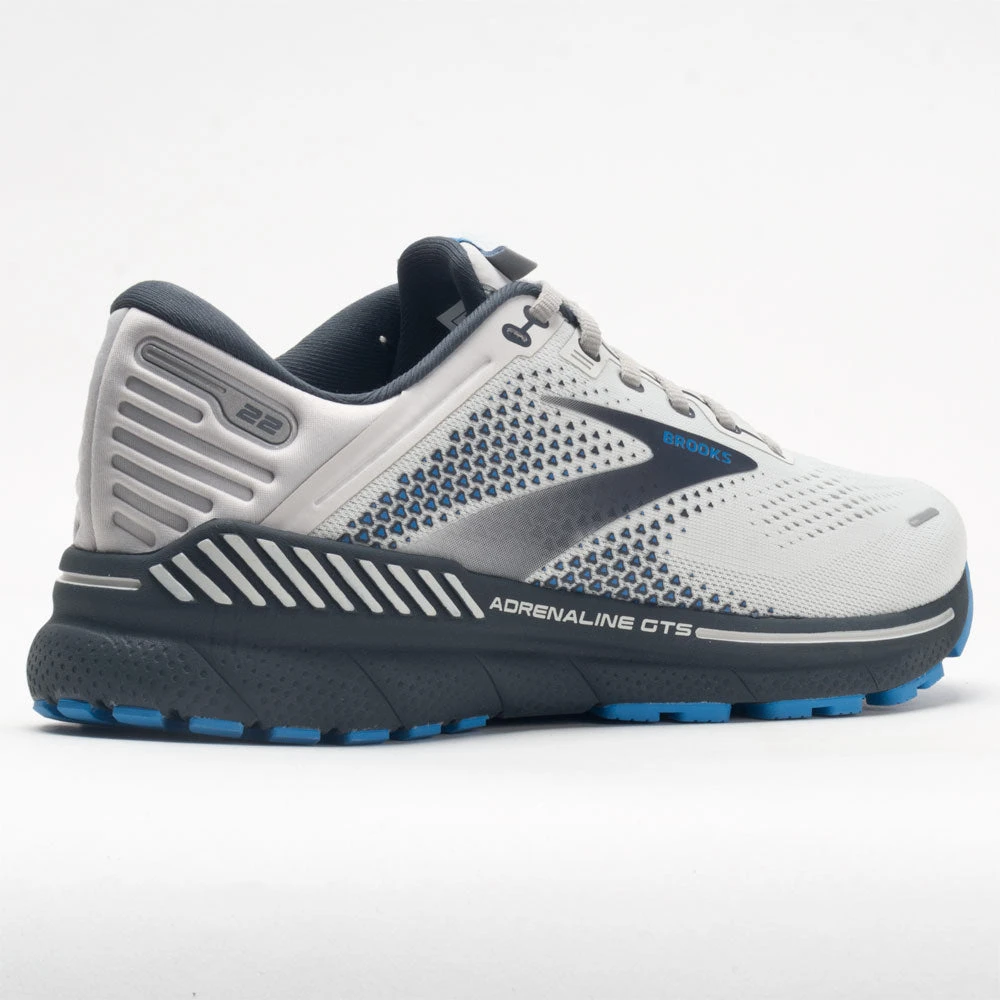 Brooks Adrenaline GTS 22 Men's Oyster/India Ink/Blue 6 Brooks Adrenaline GTS 22 Men's Oyster/India Ink/Blue - Image 6
