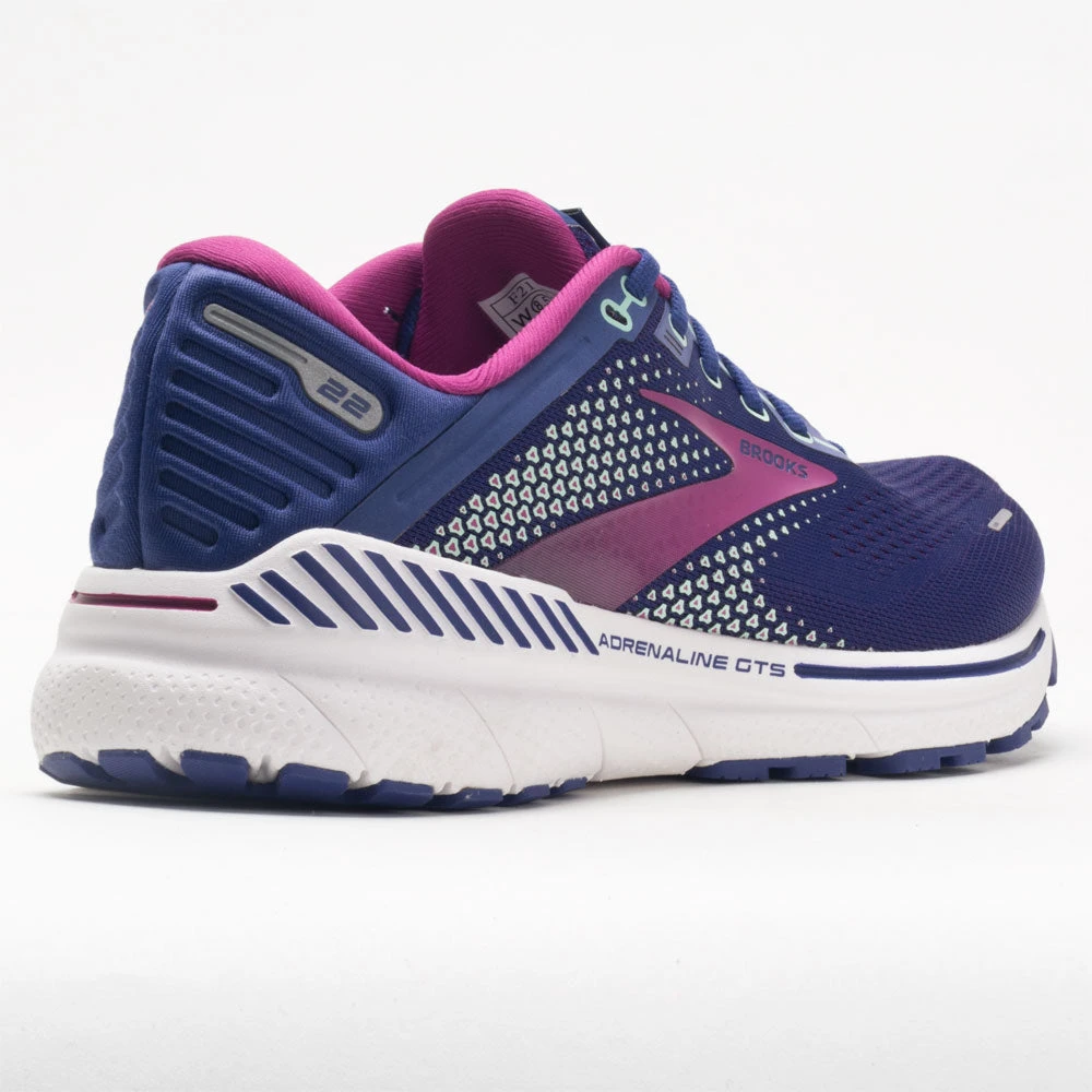 Brooks Adrenaline GTS 22 Women's Navy/Yucca/Pink 6 Brooks Adrenaline GTS 22 Women's Navy/Yucca/Pink - Image 6