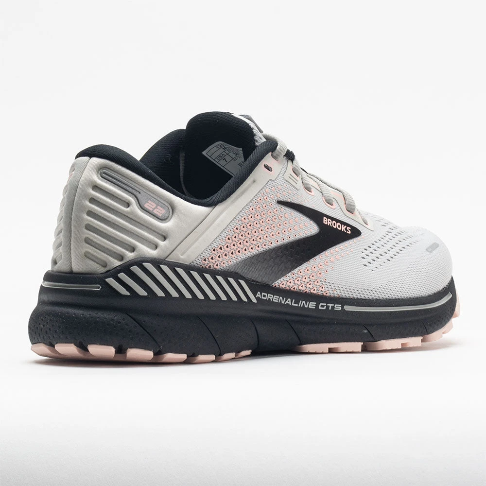 Brooks Adrenaline GTS 22 Women's Gray/Rose/Black 6 Brooks Adrenaline GTS 22 Women's Gray/Rose/Black - Image 6
