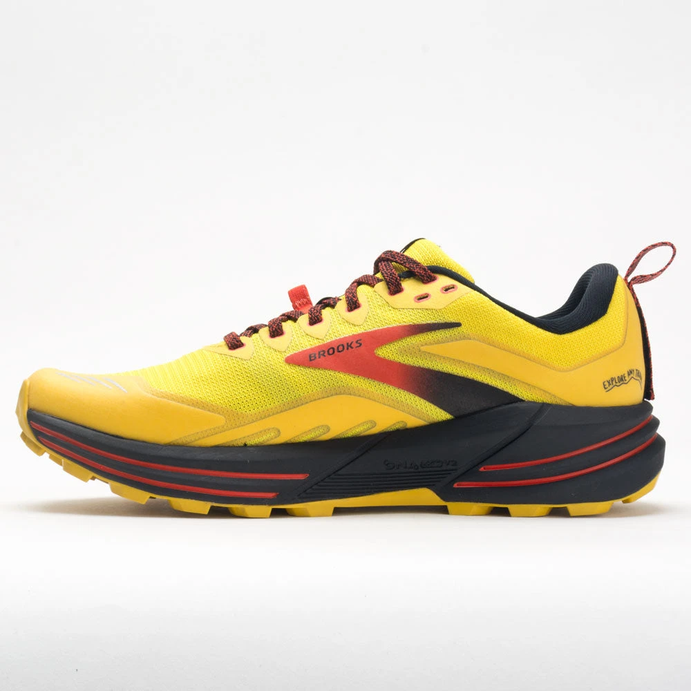 Brooks Cascadia 16 Men's Yellow/Black/Grenadine 2 Brooks Cascadia 16 Men's Yellow/Black/Grenadine - Image 2