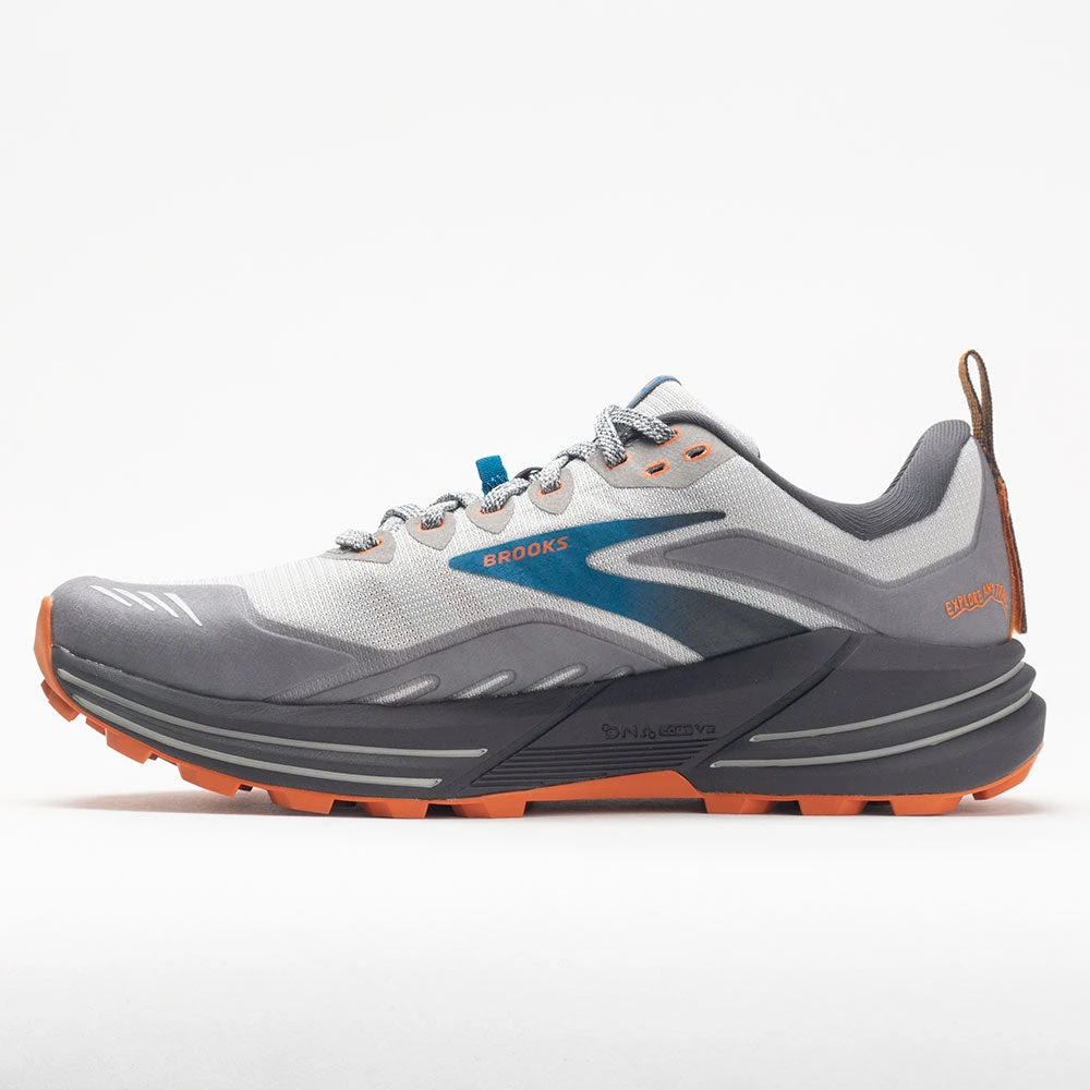 Brooks Cascadia 16 Men's Oyster Mushroom/Orange 2 Brooks Cascadia 16 Men's Oyster Mushroom/Orange - Image 2