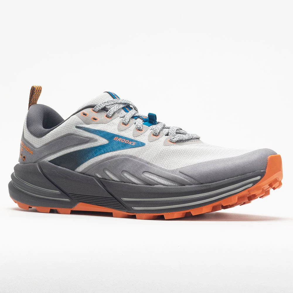 Brooks Cascadia 16 Men's Oyster Mushroom/Orange 5 Brooks Cascadia 16 Men's Oyster Mushroom/Orange - Image 5