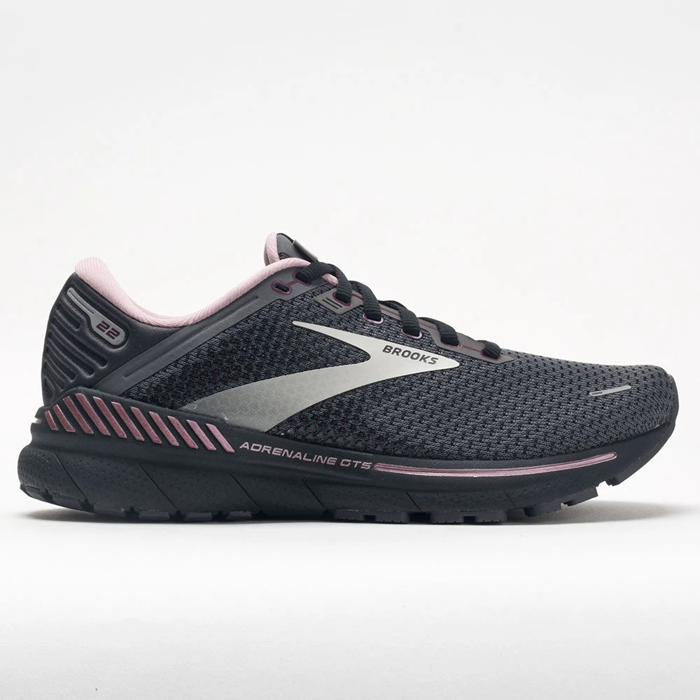 Brooks Adrenaline GTS 22 Women's Pearl/Black/Metallic 1 Brooks Adrenaline GTS 22 Women's Pearl/Black/Metallic