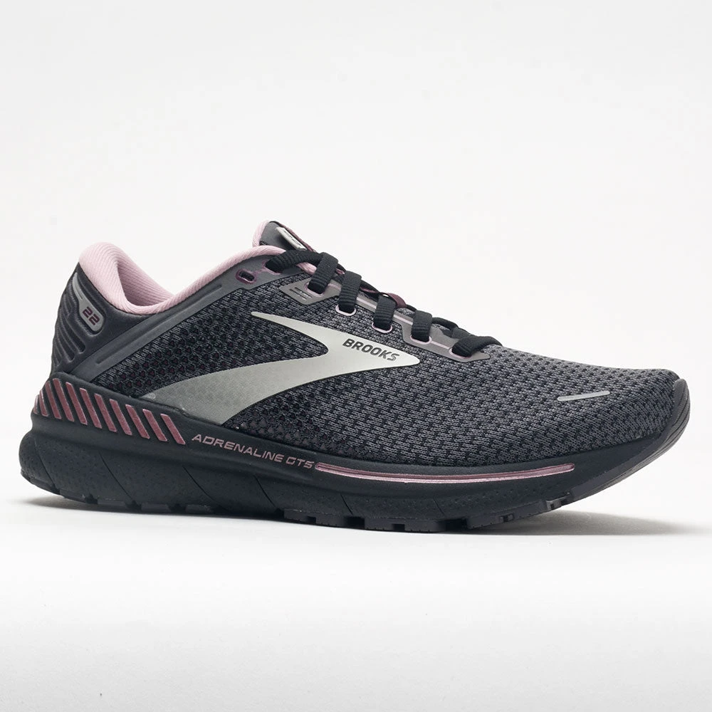 Brooks Adrenaline GTS 22 Women's Pearl/Black/Metallic 5 Brooks Adrenaline GTS 22 Women's Pearl/Black/Metallic - Image 5