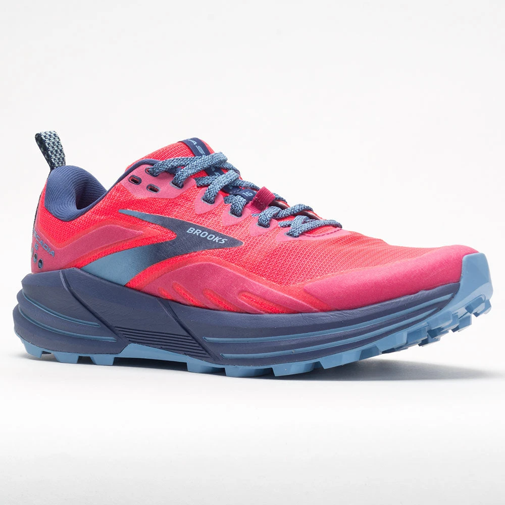 Brooks Cascadia 16 Women's Pink/Flambe/Cobalt 5 Brooks Cascadia 16 Women's Pink/Flambe/Cobalt - Image 5