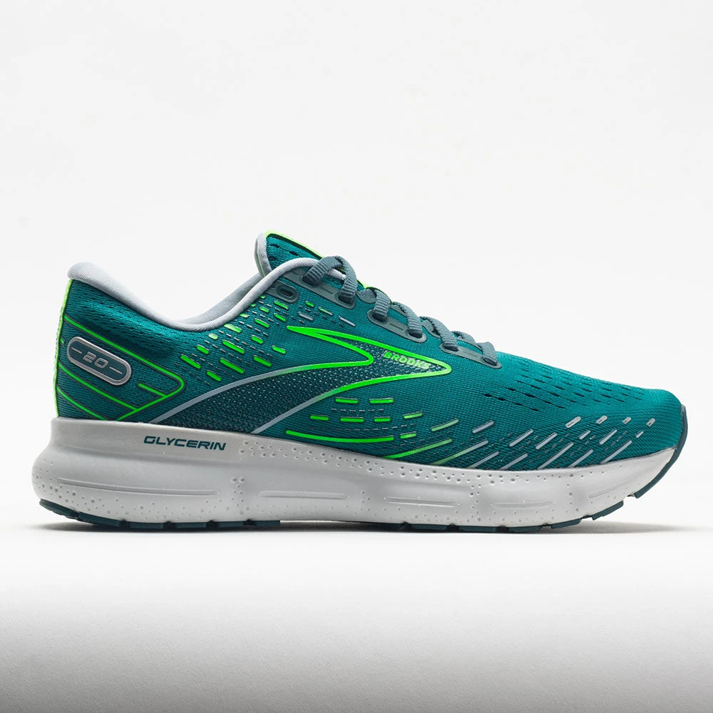 Brooks Glycerin 20 Men's Kayaking/Heron/Green Gecko 1 Brooks Glycerin 20 Men's Kayaking/Heron/Green Gecko