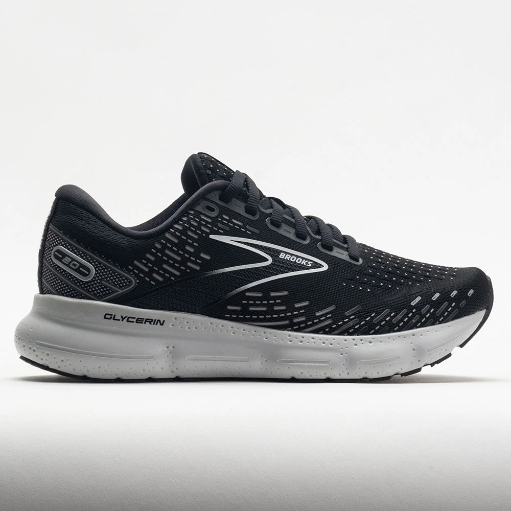 Brooks Glycerin 20 Women's Black/White/Alloy 1 Brooks Glycerin 20 Women's Black/White/Alloy