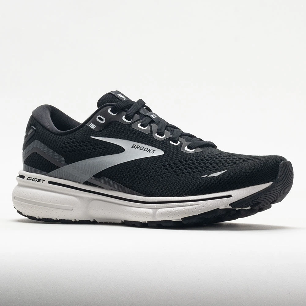 Brooks Ghost 15 Women's Black/Blackened Pearl/White 5 Brooks Ghost 15 Women's Black/Blackened Pearl/White - Image 5