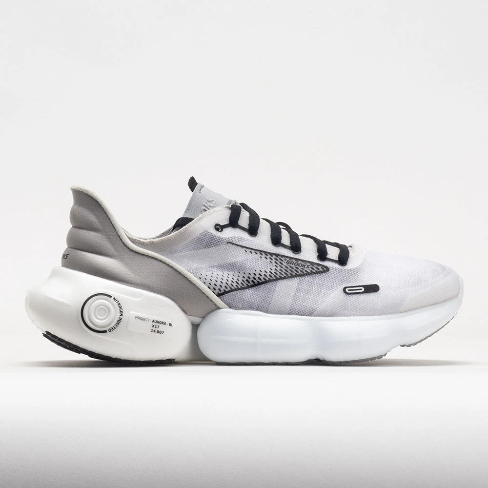 Brooks Aurora-BL Men's White/Alloy/Black 1 Brooks Aurora-BL Men's White/Alloy/Black