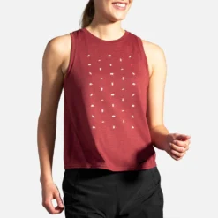 Brooks Distance Graphic Tank Women's (2020) -BROOKS Shop 056801 619 1