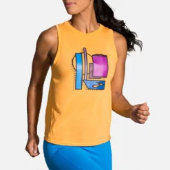 Brooks Distance Graphic Tank Women's (2020) -BROOKS Shop 056801 766 1