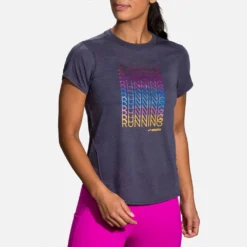Brooks Distance Graphic Short Sleeve Women's (2020) 14 Brooks Distance Graphic Short Sleeve Women's (2020) -BROOKS Shop 056802 459 1