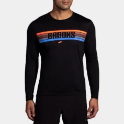 Brooks Distance Graphic Long Sleeve Men's -BROOKS Shop 056816 002 1