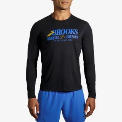Brooks Distance Graphic Long Sleeve Men's -BROOKS Shop 056816 095 1