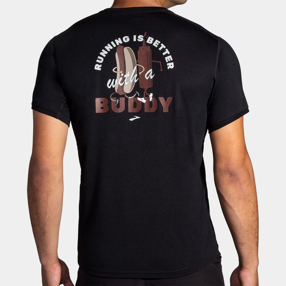 Brooks Distance Graphic Short Sleeve Men's 7 Brooks Distance Graphic Short Sleeve Men's - Image 7