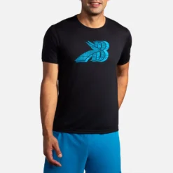 Brooks Distance Graphic Short Sleeve Men's 29 Brooks Distance Graphic Short Sleeve Men's -BROOKS Shop 056934 043 1