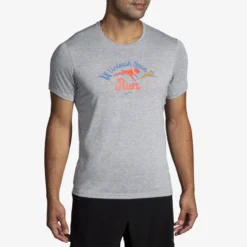 Brooks Distance Graphic Short Sleeve Men's 31 Brooks Distance Graphic Short Sleeve Men's -BROOKS Shop 056934 058 1