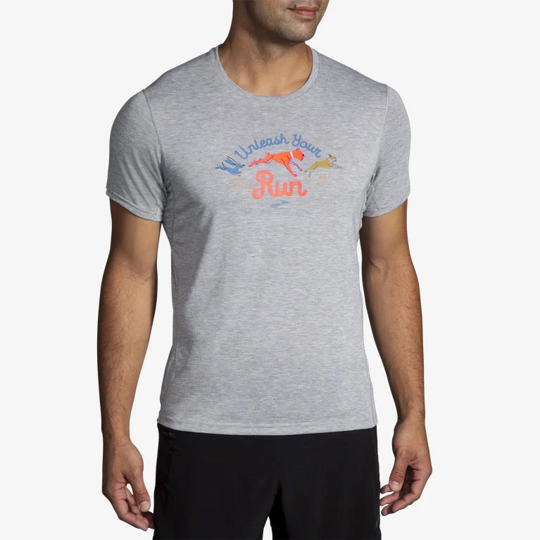 Brooks Distance Graphic Short Sleeve Men's 12 Brooks Distance Graphic Short Sleeve Men's - Image 12