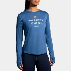 Brooks Distance Graphic Long Sleeve Women's -BROOKS Shop 057244 406 1