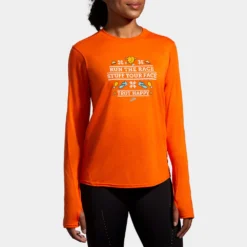 Brooks Distance Graphic Long Sleeve Women's -BROOKS Shop 057244 833 1