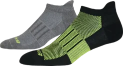BROOKS Ghost Midweight 2-Pack (080 - Asphalt/Fluoro Lime)