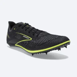 BROOKS Unisex ELMN8 V6 (013 - Black/Nightlife) 8 BROOKS Unisex ELMN8 V6 (013 - Black/Nightlife) -BROOKS Shop 100040 013 a elmn8 6 unisex track shoes