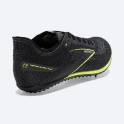 BROOKS Unisex ELMN8 V6 (013 - Black/Nightlife) 9 BROOKS Unisex ELMN8 V6 (013 - Black/Nightlife) -BROOKS Shop 100040 013 h elmn8 6 unisex track shoes