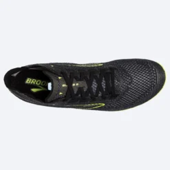 BROOKS Unisex ELMN8 V6 (013 - Black/Nightlife) 10 BROOKS Unisex ELMN8 V6 (013 - Black/Nightlife) -BROOKS Shop 100040 013 o elmn8 6 unisex track shoes