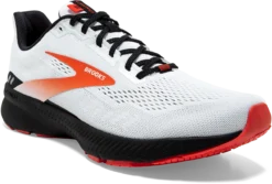 BROOKS Men's Launch 8 (198 - White/Black/Red Clay) -BROOKS Shop 110358 198 A Launch 8