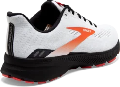 BROOKS Men's Launch 8 (198 - White/Black/Red Clay) -BROOKS Shop 110358 198 H Launch 8