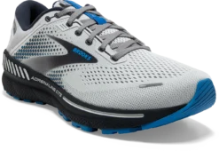 BROOKS Men's Adrenaline GTS 22 (023 - Oyster/India Ink/Blue) -BROOKS Shop 110366 023 A Adrenaline GTS 22