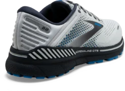 BROOKS Men's Adrenaline GTS 22 (023 - Oyster/India Ink/Blue) -BROOKS Shop 110366 023 H Adrenaline GTS 22