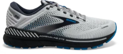 BROOKS Men's Adrenaline GTS 22 (023 - Oyster/India Ink/Blue)