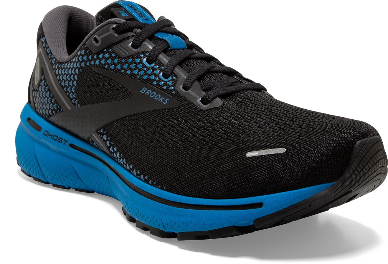 BROOKS Men's Ghost 14 (056 - Black/Blackened Pearl/Blue) 3 BROOKS Men's Ghost 14 (056 - Black/Blackened Pearl/Blue) - Image 3