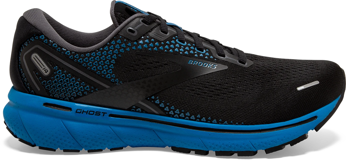 BROOKS Men's Ghost 14 (056 - Black/Blackened Pearl/Blue) 1 BROOKS Men's Ghost 14 (056 - Black/Blackened Pearl/Blue)