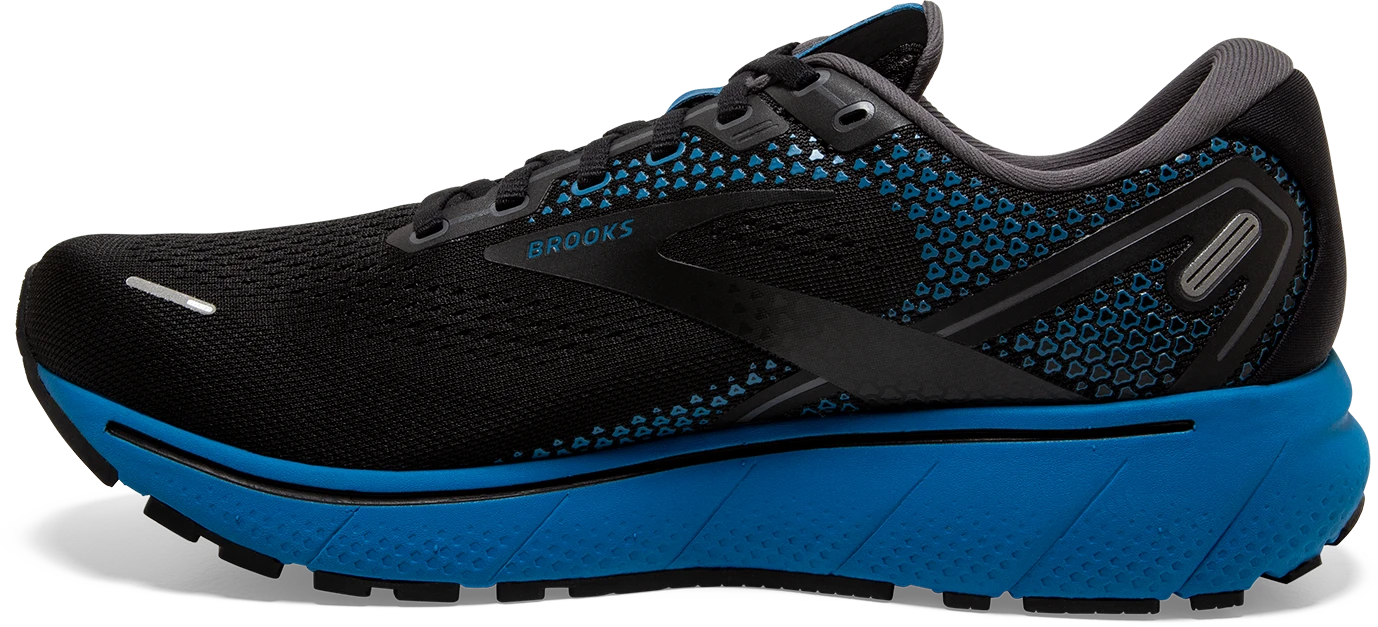 BROOKS Men's Ghost 14 (056 - Black/Blackened Pearl/Blue) 2 BROOKS Men's Ghost 14 (056 - Black/Blackened Pearl/Blue) - Image 2