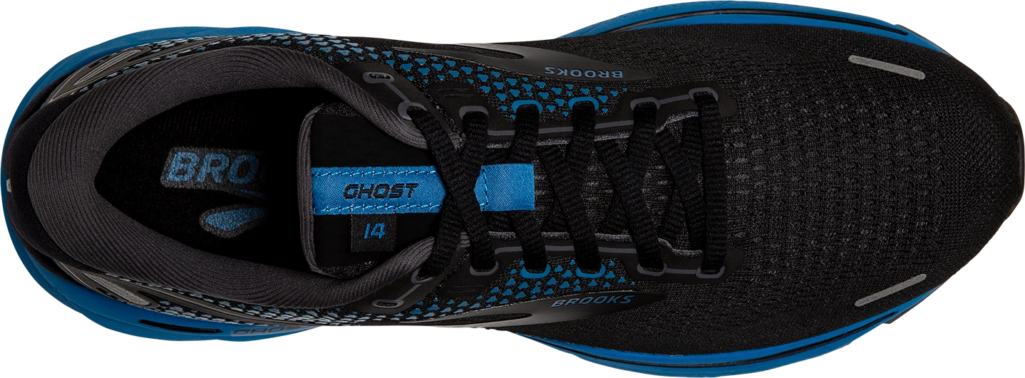BROOKS Men's Ghost 14 (056 - Black/Blackened Pearl/Blue) 5 BROOKS Men's Ghost 14 (056 - Black/Blackened Pearl/Blue) - Image 5