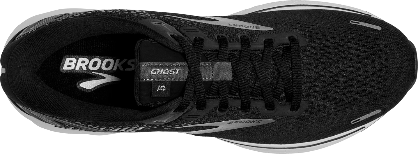BROOKS Women's Ghost 14 (057 - Black/White/Silver) 5 BROOKS Women's Ghost 14 (057 - Black/White/Silver) - Image 5