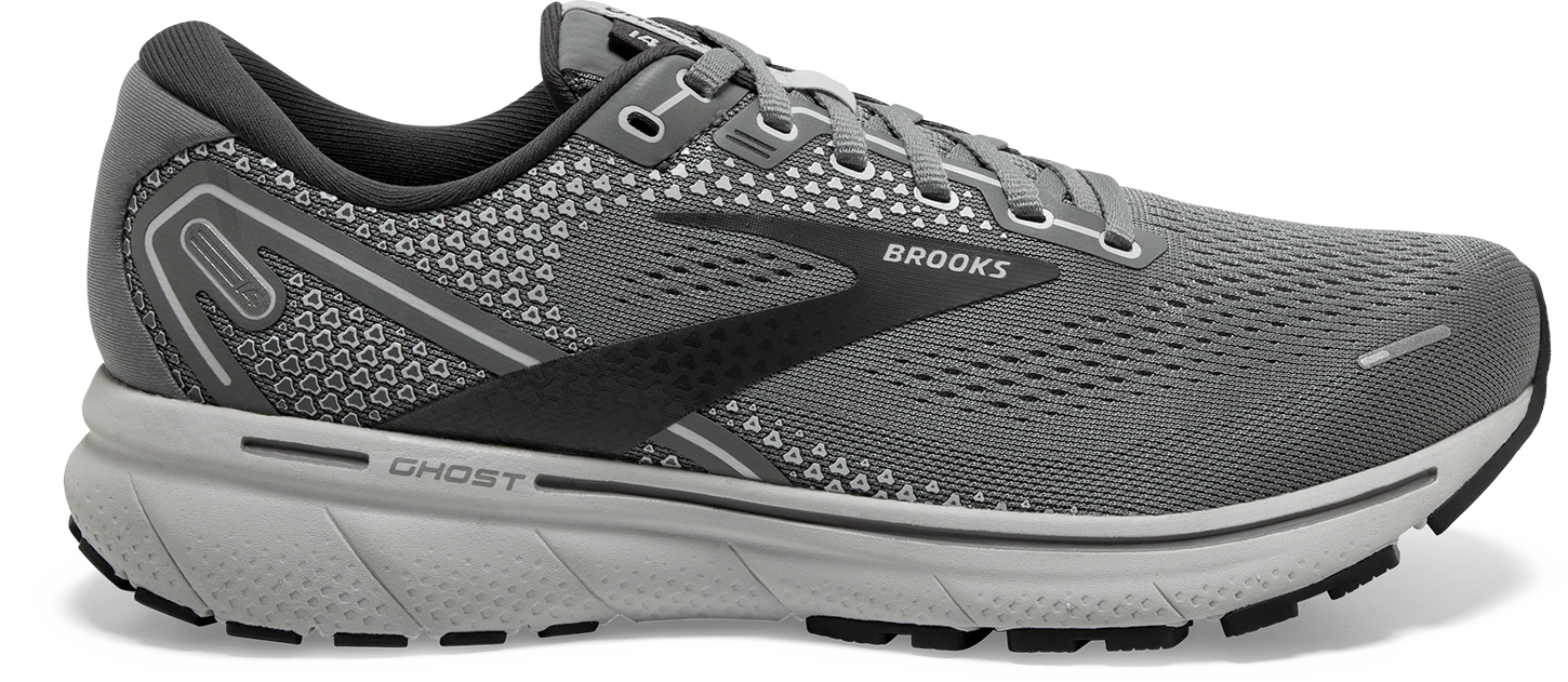 BROOKS Men's Ghost 14 (067 - Grey/Alloy/Oyster) 1 BROOKS Men's Ghost 14 (067 - Grey/Alloy/Oyster)