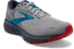 BROOKS Men's Ghost 14 (078 - Grey/Blue/Red) -BROOKS Shop 110369 078 A Ghost 14