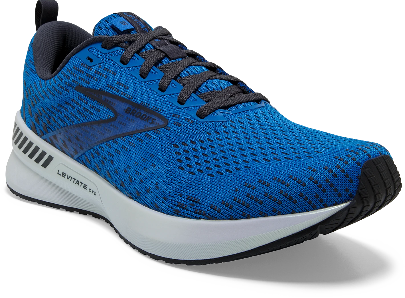 BROOKS Men's Levitate 5 GTS (457 - Blue/India Ink/White) 3 BROOKS Men's Levitate 5 GTS (457 - Blue/India Ink/White) - Image 3