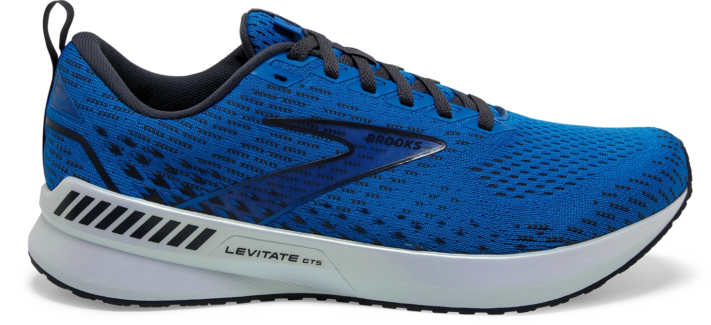 BROOKS Men's Levitate 5 GTS (457 - Blue/India Ink/White) 1 BROOKS Men's Levitate 5 GTS (457 - Blue/India Ink/White)