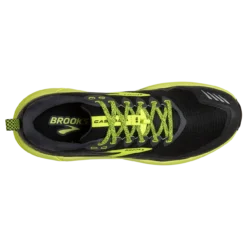 BROOKS Men's Cascadia 16 WIDE (029 - Black/Ebony/Nightlife) -BROOKS Shop 110376 029 o cascadia 16 mens trail running shoe