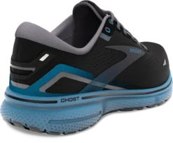 BROOKS Men's Ghost 15 (056 - Black/Blackened Pearl/Blue) -BROOKS Shop 110393 056 H Ghost 15