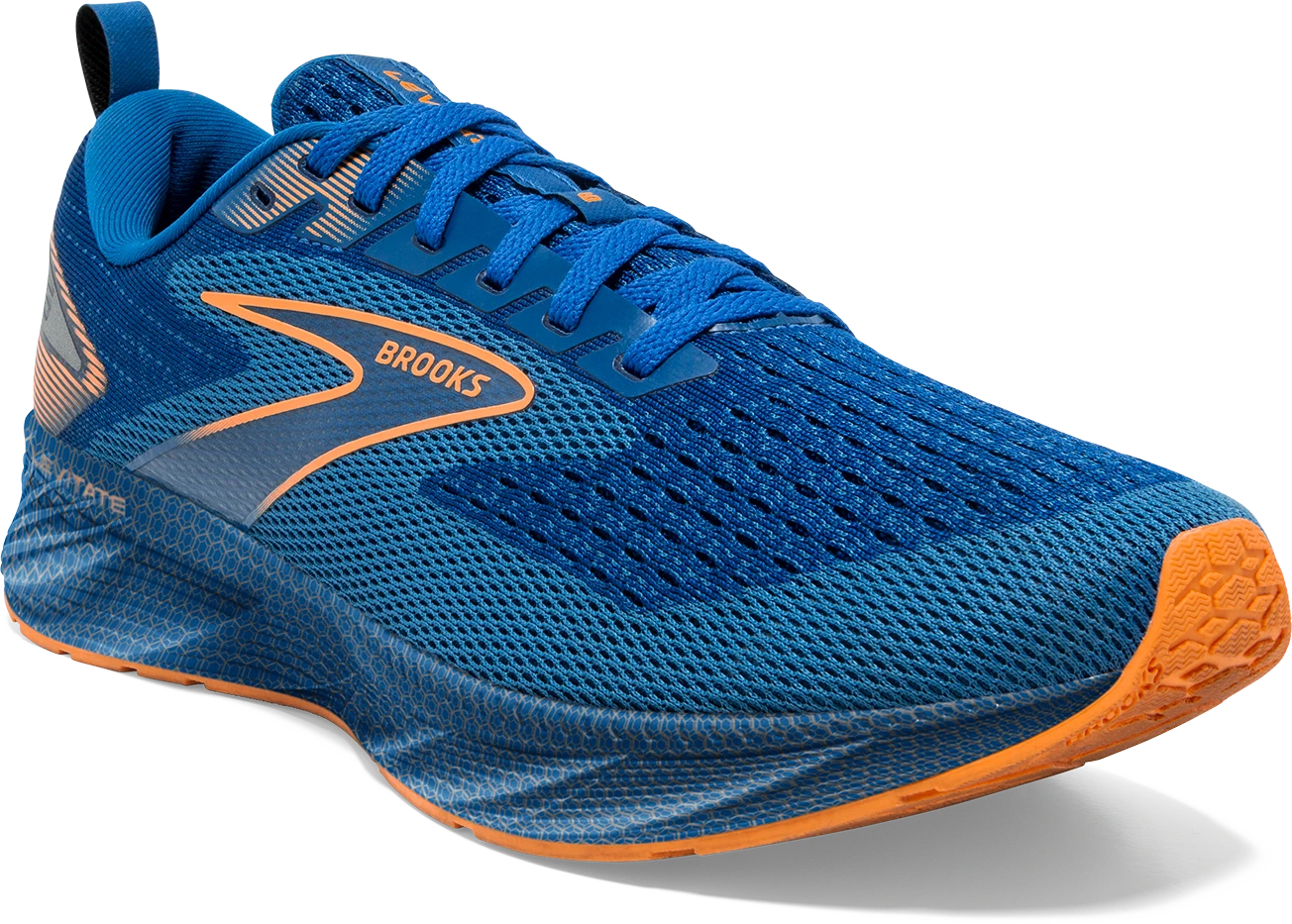 BROOKS Men's Levitate 6 (405 - Classic Blue/Orange) 3 BROOKS Men's Levitate 6 (405 - Classic Blue/Orange) - Image 3