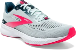 BROOKS Women's Launch 8 (110 - Ice Flow/Navy/Pink) -BROOKS Shop 120345 110 A Launch 8