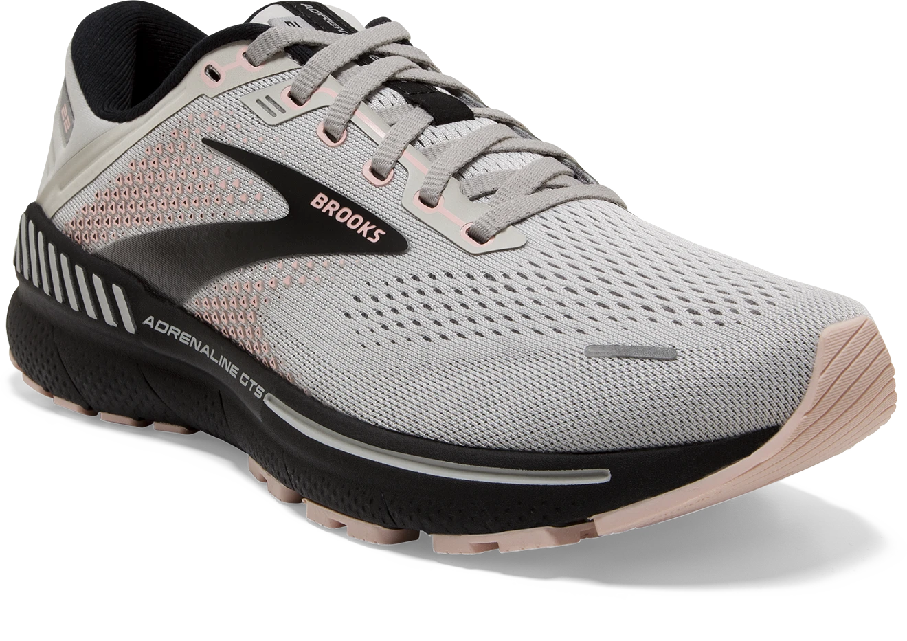 BROOKS Women's Adrenaline GTS 22 (035 - Grey/Rose/Black) 3 BROOKS Women's Adrenaline GTS 22 (035 - Grey/Rose/Black) - Image 3